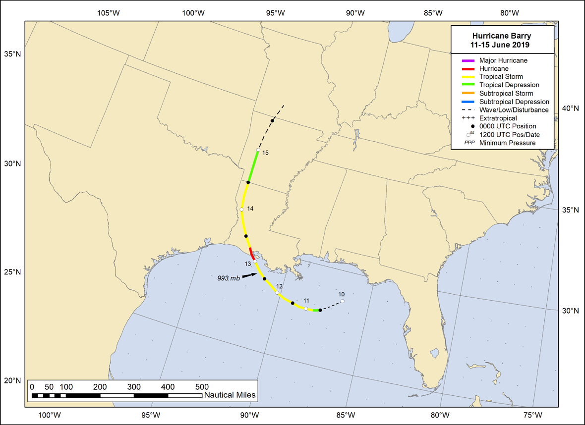 Hurricane Barry 2019